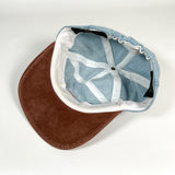 Vintage 90's Orvis Chambray Fishing Suede Brim Hat
