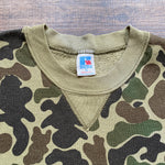 Vintage 90's Russell Athletic Duck Camo Crewneck Sweatshirt