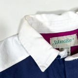 Vintage 90’s St. John’s Bay Colorblock Rugby Long Sleeve Shirt