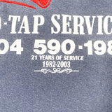 Vintage 2003 Hydro Tap Service Pocket T-Shirt