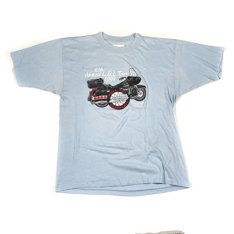 Vintage 1984 BL Tour Kentucky Travelers Harley Motorcycle T-Shirt