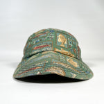 Vintage 90's Broner All-Over Fish Print Long Brim Hat