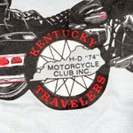 Vintage 1984 BL Tour Kentucky Travelers Harley Motorcycle T-Shirt
