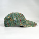 Vintage 90's Broner All-Over Fish Print Long Brim Hat