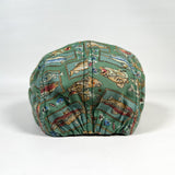 Vintage 90's Broner All-Over Fish Print Long Brim Hat