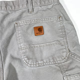 Modern 2014 Carhartt Light Gray Original Fit Carpenter Shorts