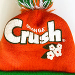 Vintage 70's Orange Crush Pom Beanie