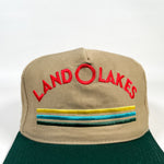 Vintage 90's Land O’Lakes Butter Stripe Logo Hat