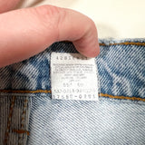 Vintage 1994 Levi’s 550 Light Wash Cutoff Denim Shorts