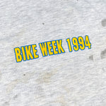 Vintage 1994 Bike Week Drink and Ride Thrashed T-Shirt