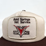 Vintage 90's Bold Springs Vet Service Bayer Vision K-Products Hat