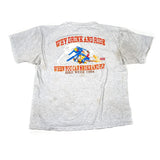 Vintage 1994 Bike Week Drink and Ride Thrashed T-Shirt