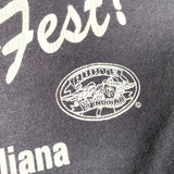 Vintage 1991 Boogie Midwest Biker Fest Indiana Motorcycle T-Shirt