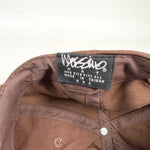 Vintage 90's Mossimo Brown Script Logo Snapback Hat