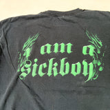Vintage 90's Sickboy Motorcycles Skull Long Sleeve T-Shirt