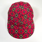 Vintage 90's Banana Republic Rayon Medallion Print Short Brim Hat
