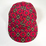 Vintage 90's Banana Republic Rayon Medallion Print Short Brim Hat