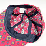Vintage 90's Banana Republic Rayon Medallion Print Short Brim Hat