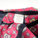 Vintage 90's Banana Republic Rayon Medallion Print Short Brim Hat
