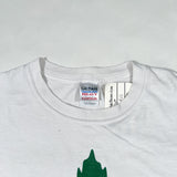 Vintage 90's “Addicted” Parody Weed Leaf Logo Graphic T-Shirt