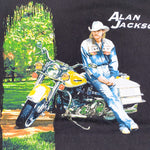 Vintage 90's Alan Jackson Motorcycle T-Shirt