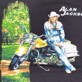 Vintage 90's Alan Jackson Motorcycle T-Shirt