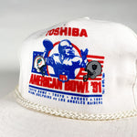 Vintage 1991 American Bowl Raiders Dolphins Hat