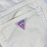 Vintage 90's Guess Daisy Yellow Jean Shorts
