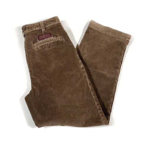 Vintage Y2K Abercrombie & Fitch Brown Corduroy Baggy Pants