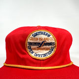 Vintage 70's Southern Airways Golf Invitational Rope Hat