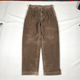 Vintage 90's Abercrombie & Fitch Brown Corduroy Baggy Pants