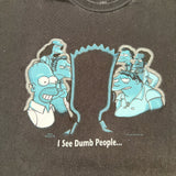 Vintage Y2K The Simpsons “I See Dumb People” Graphic T-Shirt