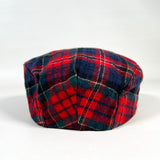 Vintage 80's Pendleton USA Tartan Wool Snap Brim Ivy Hat