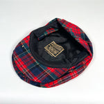 Vintage 80's Pendleton USA Tartan Wool Snap Brim Ivy Hat