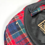 Vintage 80's Pendleton USA Tartan Wool Snap Brim Ivy Hat