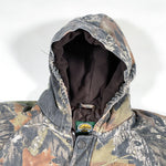 Vintage 90's Cabela's Realtree Camo Hooded Jacket