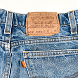 Vintage 90’s Levi’s 505 Cutoff Denim Shorts 30 Waist Shorts