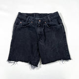 Vintage 1997 Levi’s 550 Black Cutoff Denim Shorts 30 Waist Shorts