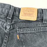 Vintage 1997 Levi’s 550 Black Cutoff Denim Shorts 30 Waist Shorts