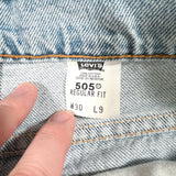 Vintage 1997 Levi’s 505 Light Wash Denim Shorts 30 Waist Shorts