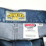 Modern 2025 JNCO 179 Smoke Stack Pipe Fit Denim Baggy Shorts