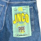 Modern 2025 JNCO 179 Smoke Stack Pipe Fit Denim Baggy Shorts