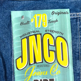 Modern 2025 JNCO 179 Smoke Stack Pipe Fit Denim Baggy Shorts