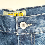 Modern 2025 JNCO 179 Smoke Stack Denim Shorts 34 Shorts