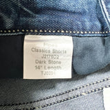 Modern 2025 JNCO 179 Smoke Stack Denim Shorts 34 Shorts