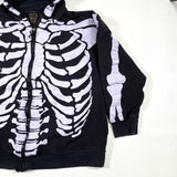 Vintage Y2K Karl Kani Gold Skeleton Zip Hoodie Sweatshirt