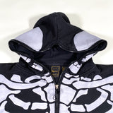 Vintage Y2K Karl Kani Gold Skeleton Zip Hoodie Sweatshirt