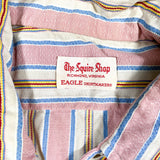 Vintage 60's The Squire Shop Richmond Striped Button Up Shirt