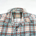 Vintage 70's Plaid All Cotton Button Up Shirt