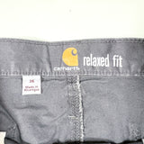 Modern 2019 Carhartt Gray Relaxed Fit Work 37 Waist Shorts